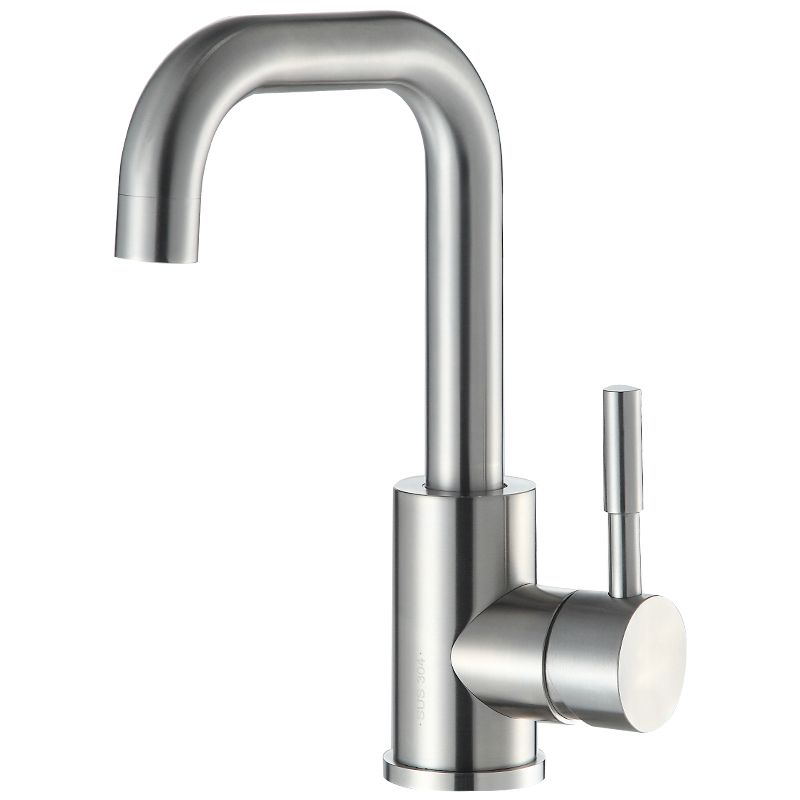 Lisslune | Deck Mounted Copper Bathtub Faucet Low Arc Central Bathtub Filler Trim