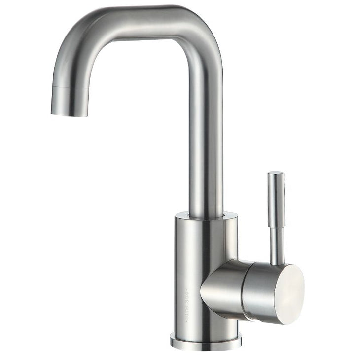 Lisslune | Deck Mounted Copper Bathtub Faucet Low Arc Central Bathtub Filler Trim