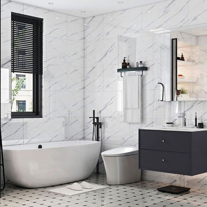 Lisslune | Single Tile Wallpaper Plastic Peel and Stick Back Wall Tile