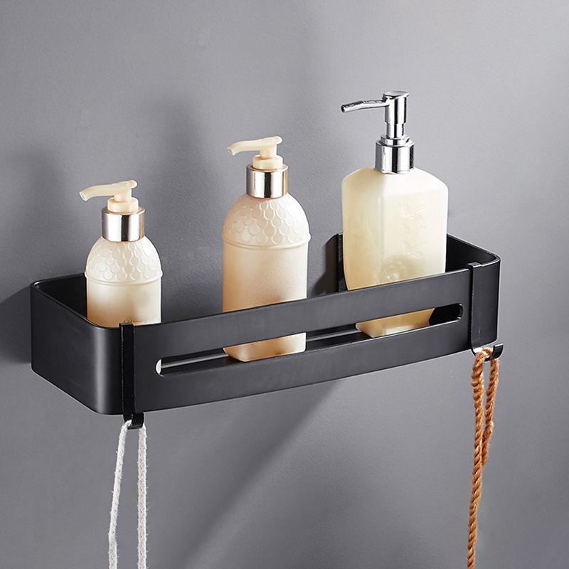 Lisslune | Matt Black Modern Bathroom Accessory Set, Set of 3, Bathroom Shelf