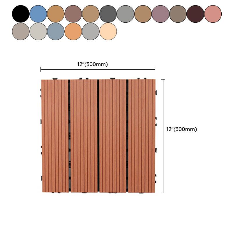 Lisslune | Classic Wooden Outdoor Flooring Composite Paving Tiles