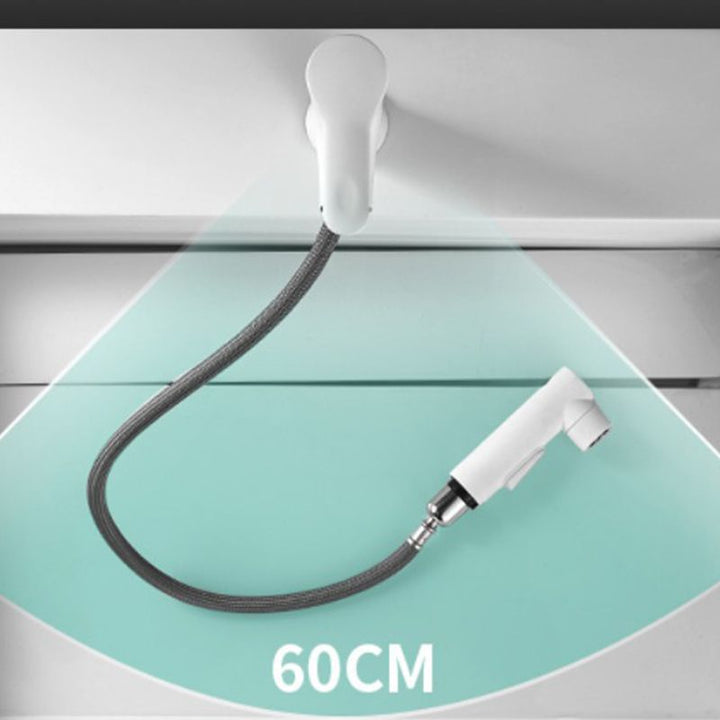 Lisslune | Pull-out washbasin tap single lever bathroom tap 1-hole washbasin tap