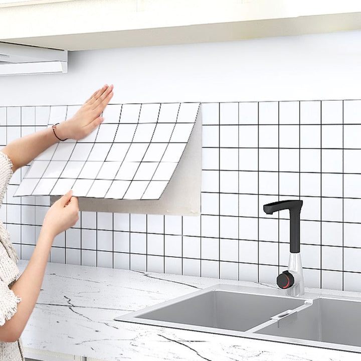 Lisslune | Modern Mosaic Tiles Waterproof Peel and Stick Back Wall Tile for the Kitchen