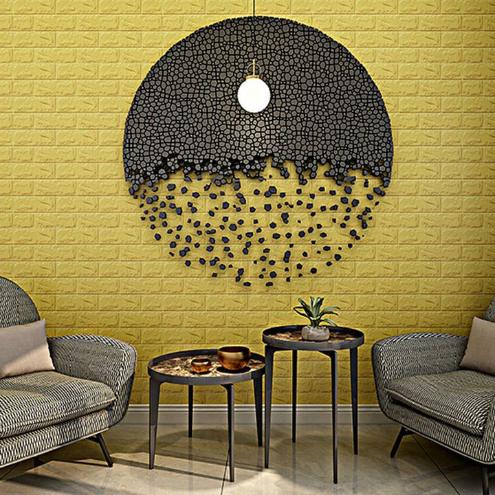 Lisslune | Modern Wall Tile PVC 3D Embossing Self-Adhesive Waterproof Interior Wall Panel