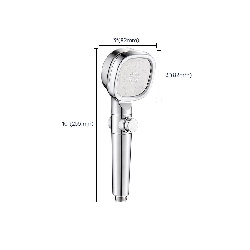 Lisslune | Shower Head Bathroom Square Controllable Brass Handheld Shower Head