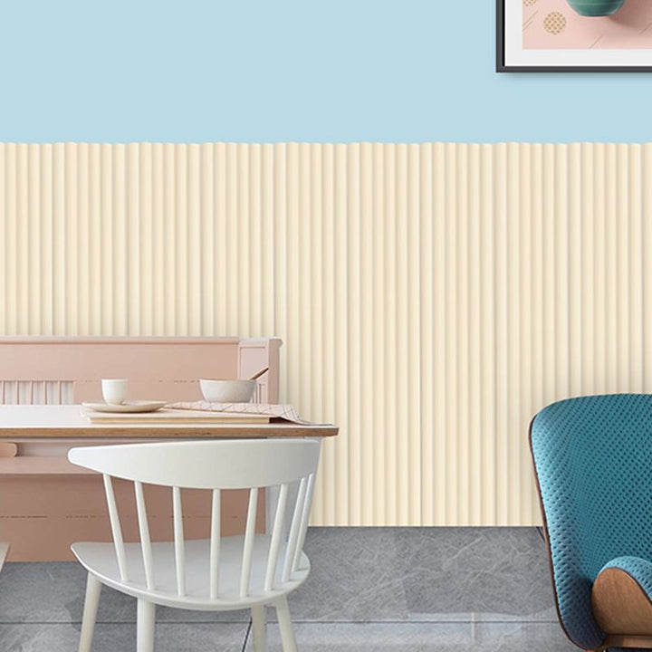 Lisslune | Color Block Upholstery Wall Panel Self-adhesive Foam Interior Wall Tile
