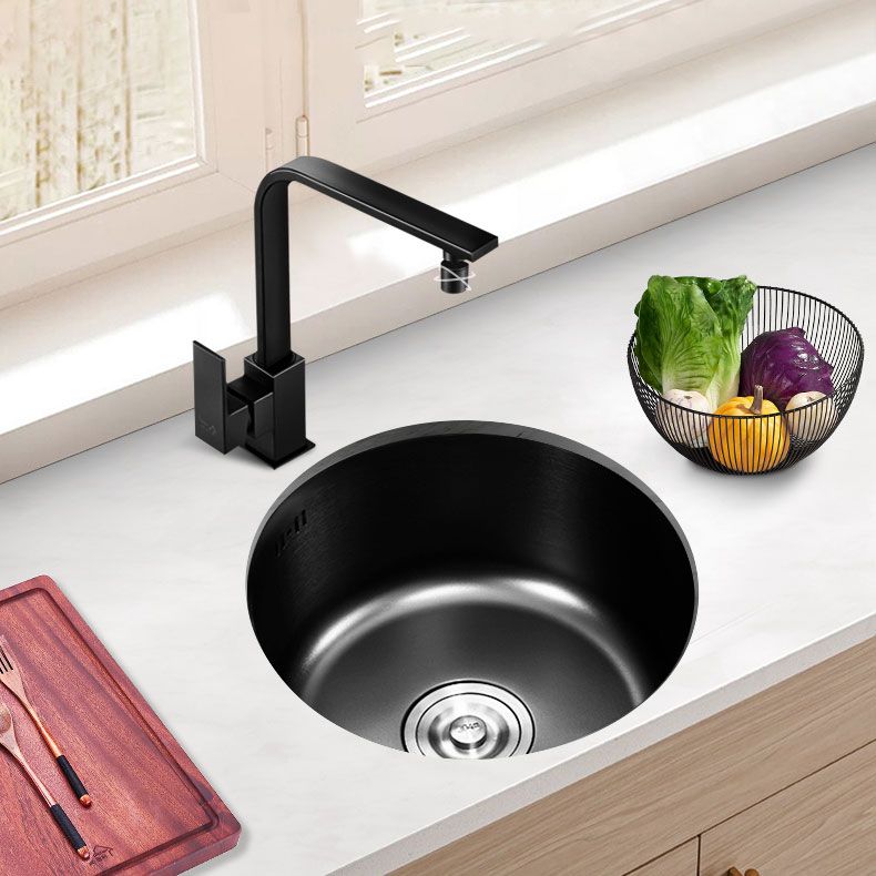 Lisslune | Contemporary Style Kitchen Sink Stainless Steel Kitchen Sink with Single Bowl