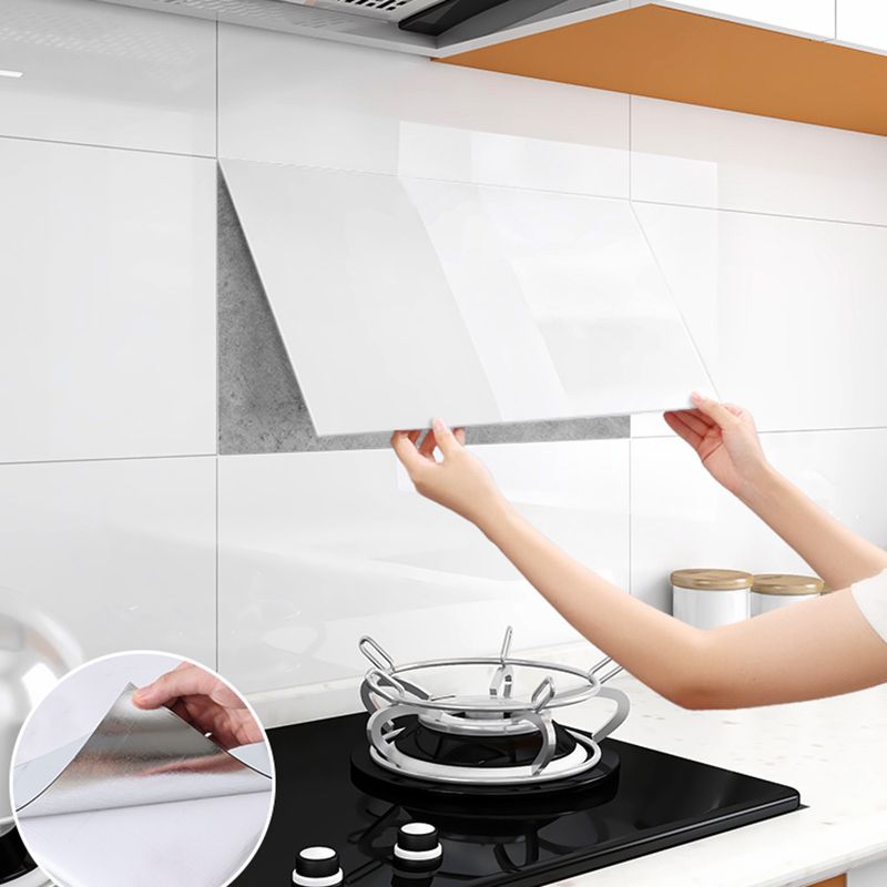 Lisslune | Modern Style Wallpaper Kitchen Individual Tile Peel and Stick Backsplash