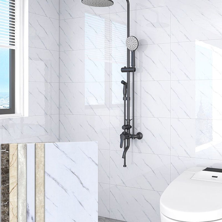 Lisslune | Contemporary Peel-and-Stick Wall Tiles Bathroom Field Tiles Wallpaper