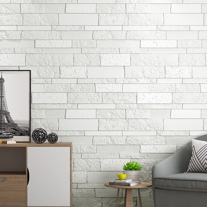 Lisslune | Colorful 3D-embossed wall panel Waterproof artificial stone wall tile