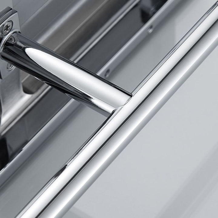 Lisslune | Contemporary 2-piece Bathroom Set in Polished Chrome Stainless Steel Toilet Paper Holder