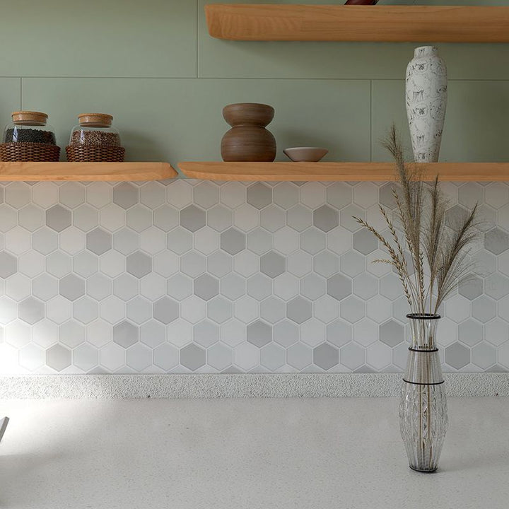 Lisslune | Mosaic tiles peeling off & sticking tiles PVC kitchen and bathroom back panel peeling off and sticking tiles