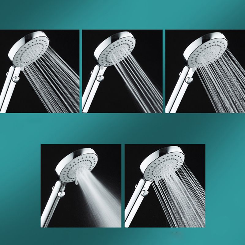 Lisslune | Contemporary Showerhead Combination Rainfall Chrome Wall Mount Showerhead