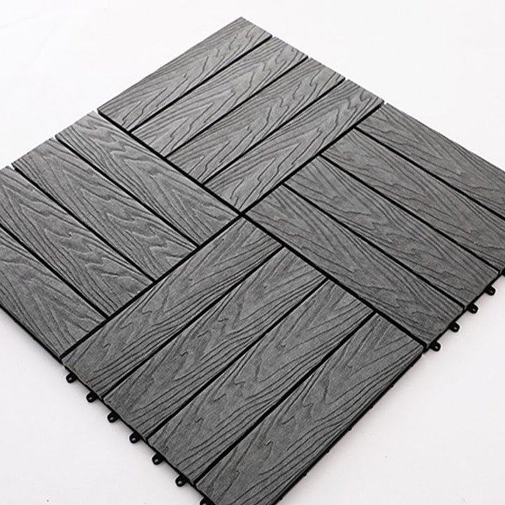 Lisslune | Floor Bullnose Click Lock Wire Brushed Wood Tiles