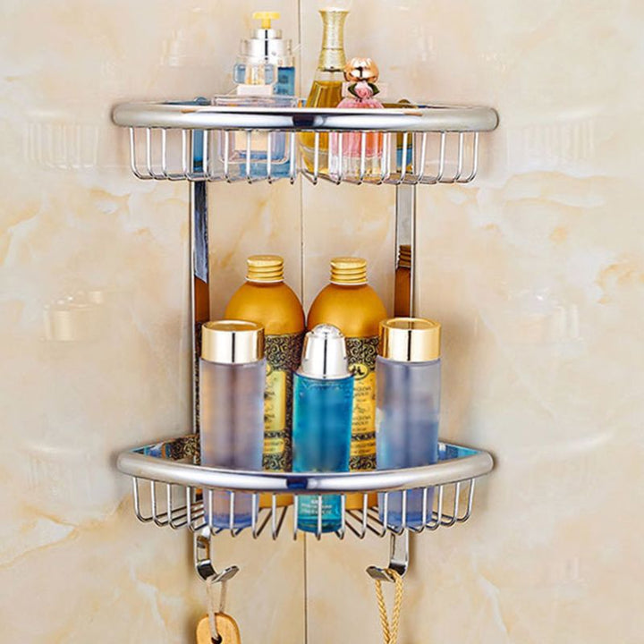 Lisslune | Modern Bathroom Accessory Set Stainless Steel Bathroom Rack Towel Holder Bathroom Accessory Set
