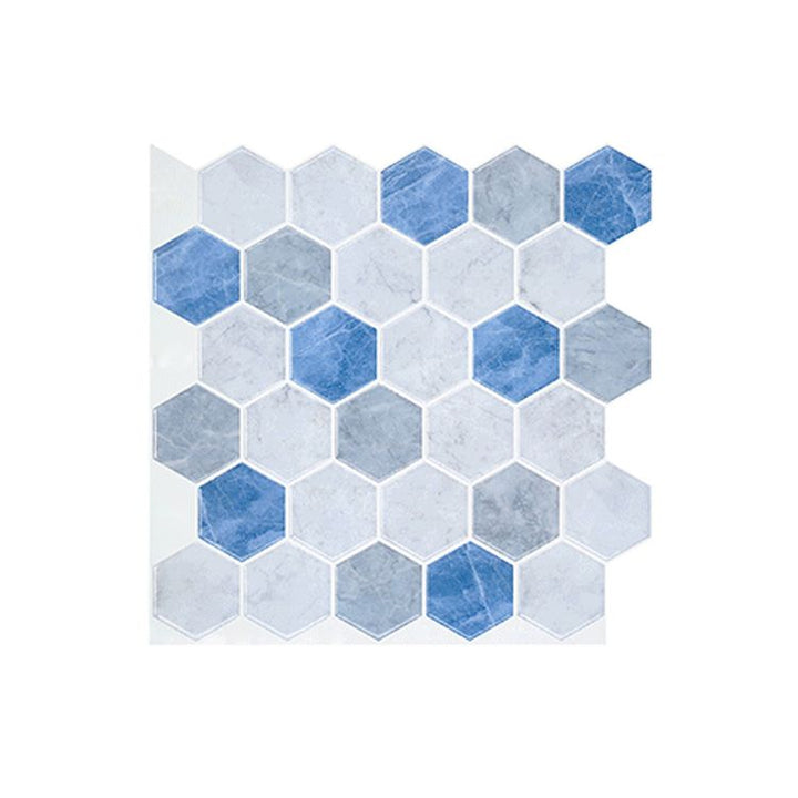 Lisslune | Square Peel and Stick Back Wall Modern Plastic Peel and Stick Back Wall