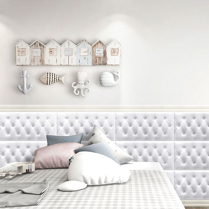 Lisslune | Contemporary Wall Panel Textured Wall Interior Waterproof Upholstered Panel