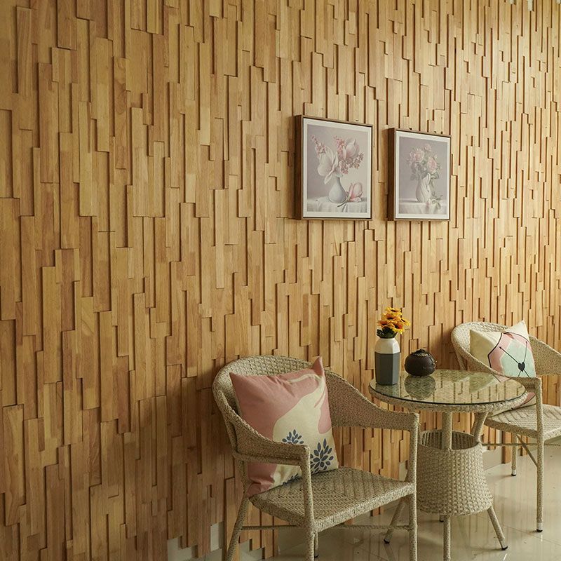 Lisslune | Solid wood wall panel Modern Minimalist living space wall panel (1-Pack)