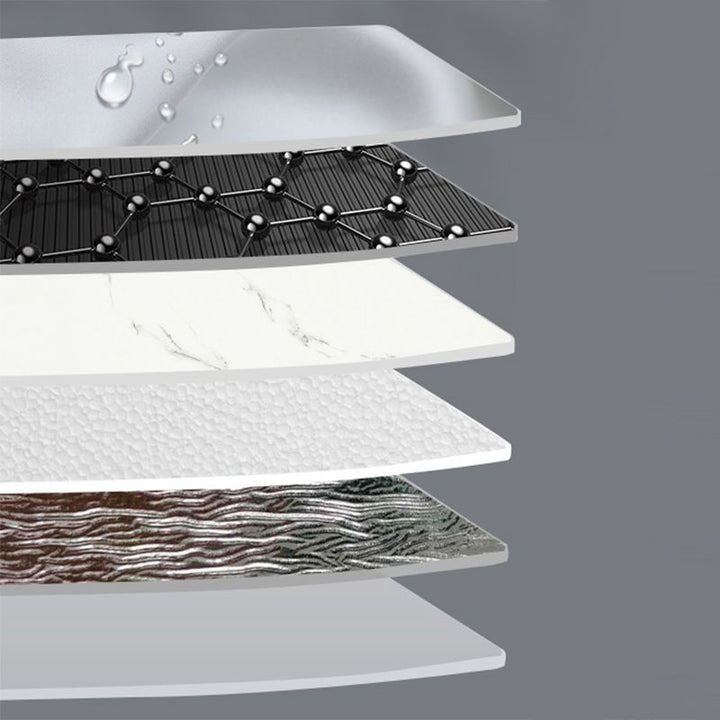 Lisslune | Bathroom single tile marble pattern peel-and-stick tiles backing plate