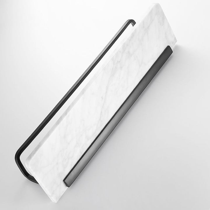 Lisslune | Metal and Marble Bathroom Hardware Set as a Single Piece or as a Set in Black