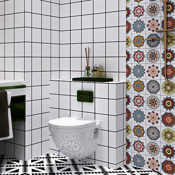Lisslune | Stylish Mosaic Tile Waterproof Peel-and-Stick Backsplash Tiles