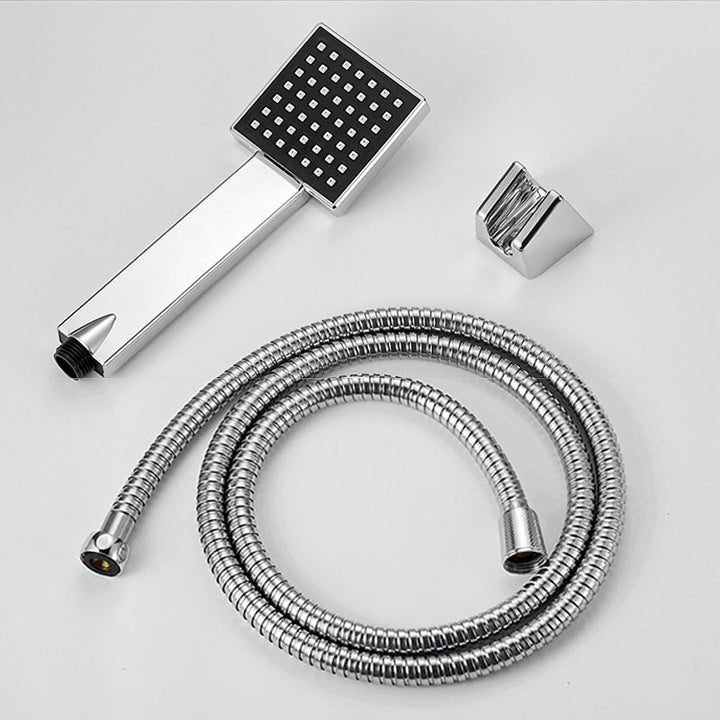 Lisslune | Square Handheld Showerhead Leakproof Wall-Mounted Showerhead