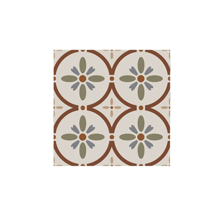 Lisslune | Waterproof Peel & Stick Tile Square Pattern Print Single Tile