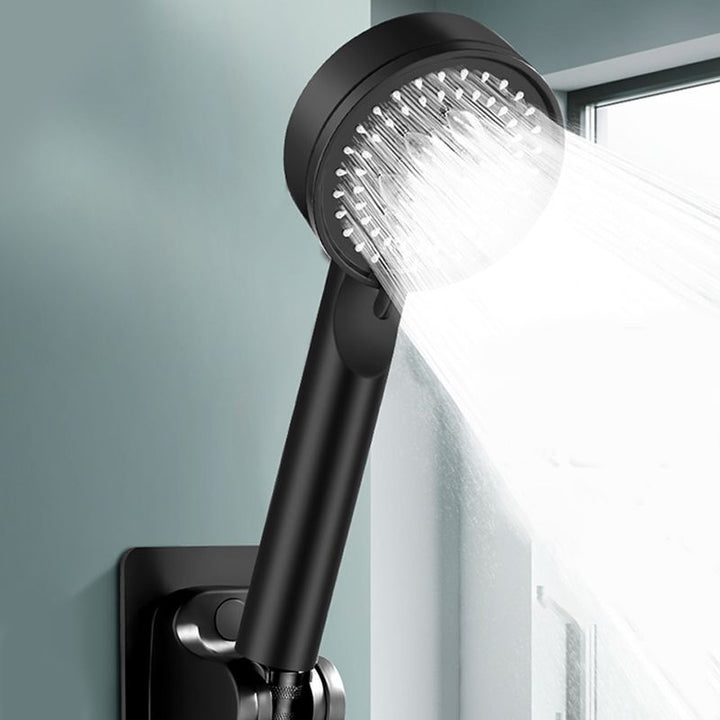 Lisslune | Modern Round Hand Shower Medium Flow 5 Spray Wall Mount Hand Shower