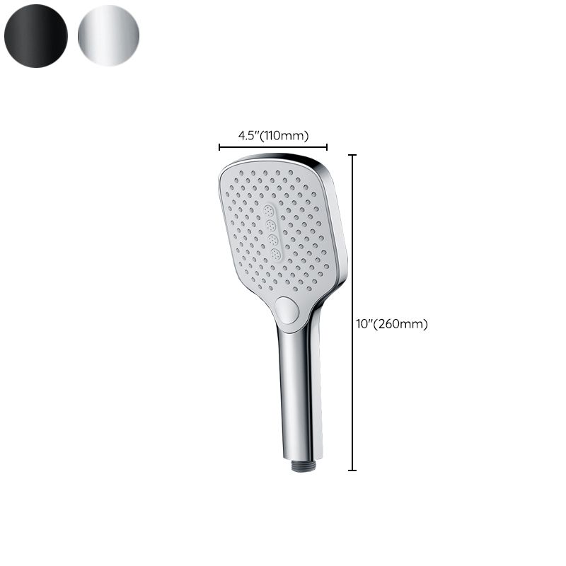 Lisslune | Contemporary Fixed Shower Head Square Metal Shower Head Combo