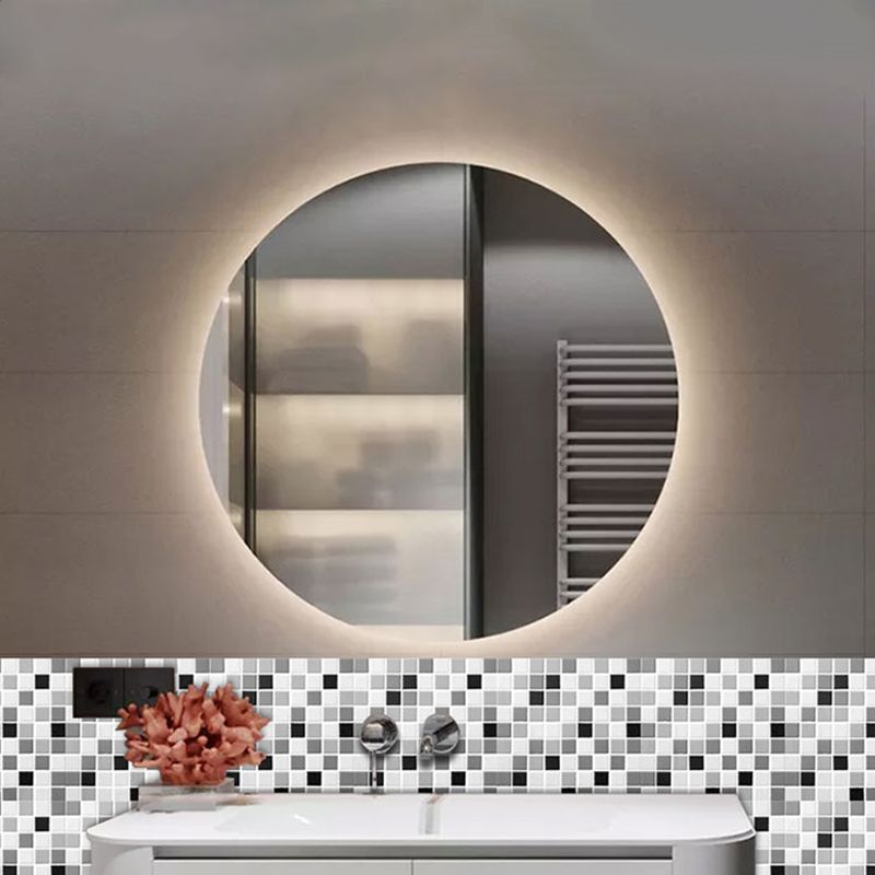 Lisslune | Tile Stripping & Gluing Square Mosaic PVC Stain Resistant Stripping and Gluing Plates for Shower 5 Pack
