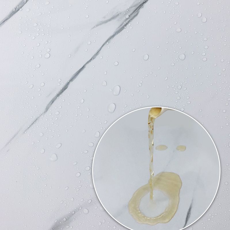 Lisslune | Stain Resistant Peel & Stick Tile Marble Effect Single Tile for Kitchen Backsplash