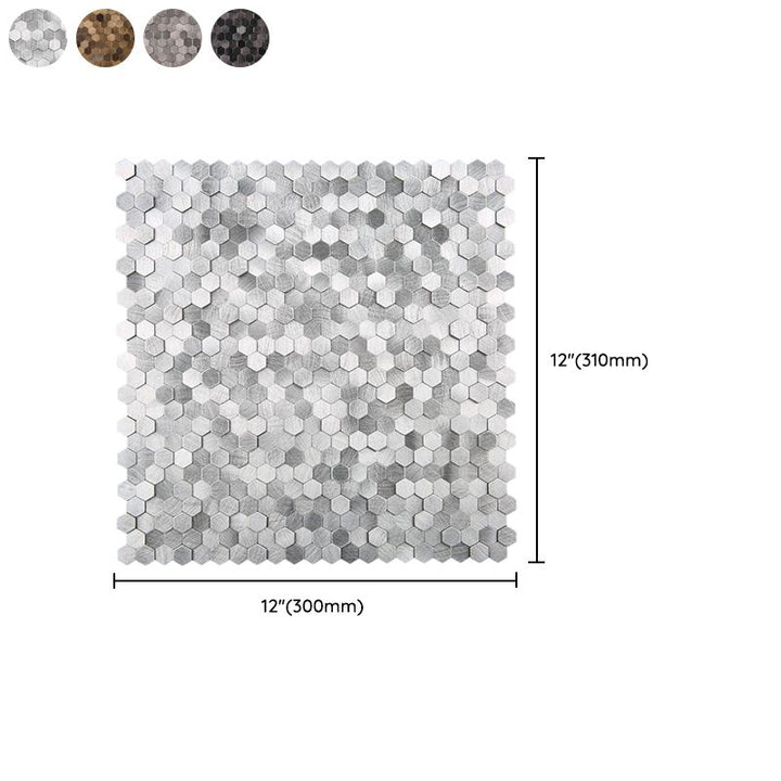 Lisslune | Mosaic Tiles - Waterproof Peel and Stick Wall Tile with Hexagonal Shape