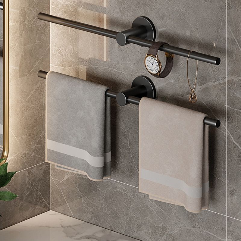 Lisslune | 2-piece modern bathroom accessory set towel bar made of stainless steel