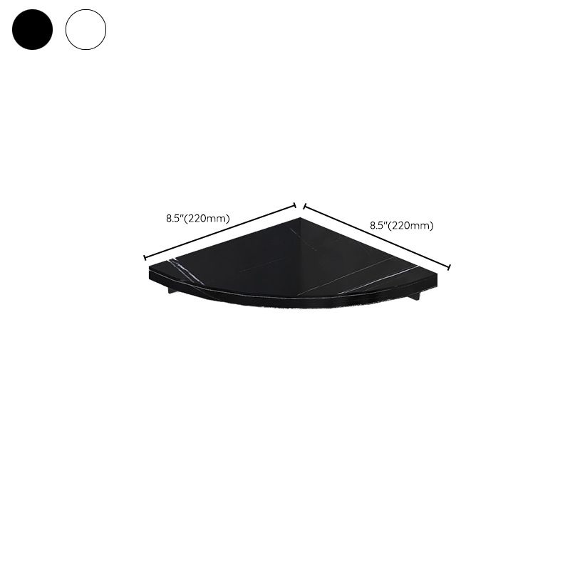 Lisslune | 3-piece modern bathroom accessory set marble and metal bathroom shelf