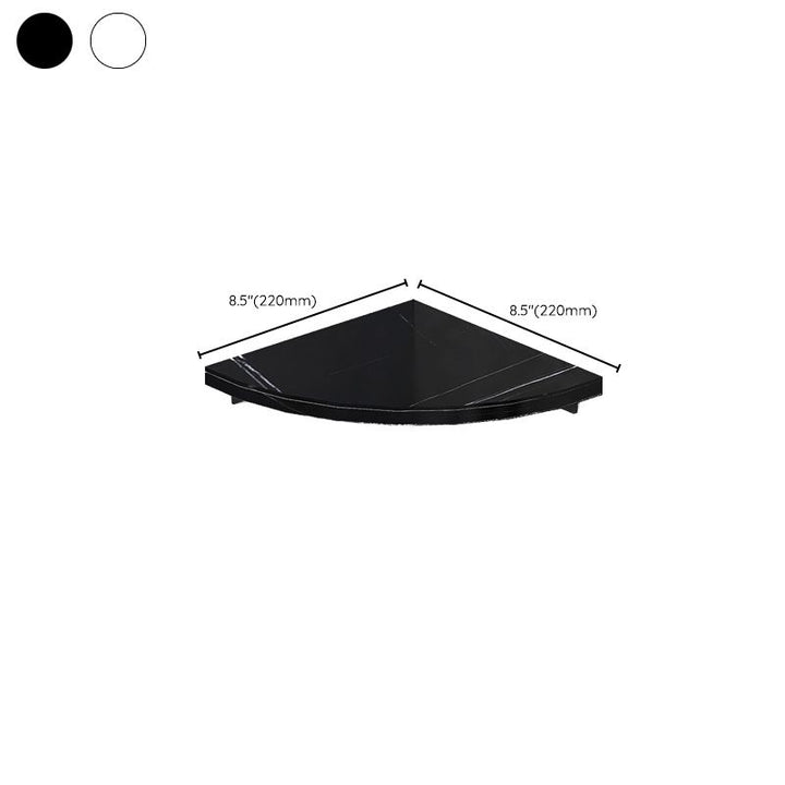 Lisslune | 3-piece modern bathroom accessory set marble and metal bathroom shelf