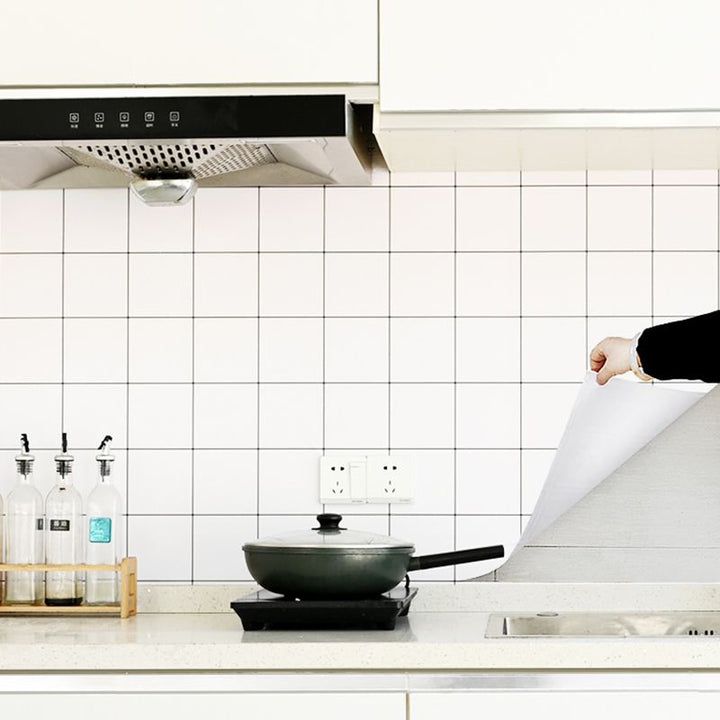 Lisslune | Modern Smooth Mosaic Tile Peel and Stick Wall Tile for the Kitchen