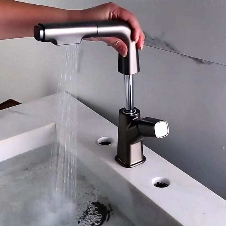 Lisslune | Single-Lever Faucet Contemporary Style Basin Faucet for Bathroom