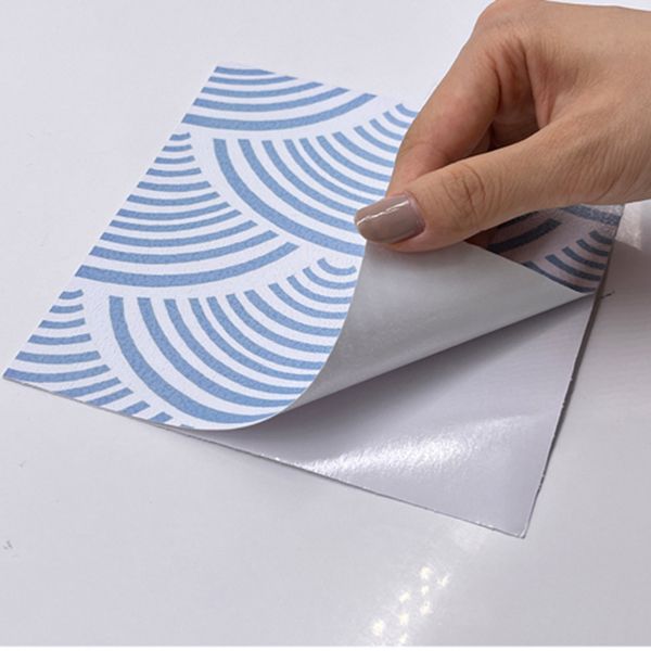 Lisslune | Modern Mosaic Tile Peel and Stick Tile Pvc Kitchen Backsplash Peel and Stick Wall Tile