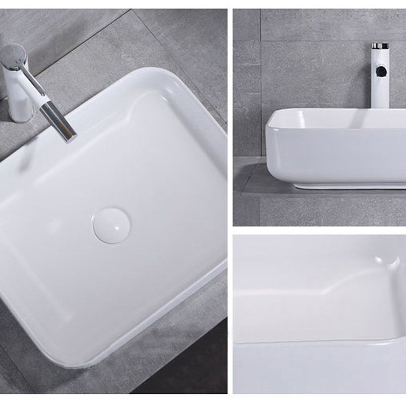 Lisslune | Porcelain Wash Basin Modern Simple Wash Bowl Bathroom Sink