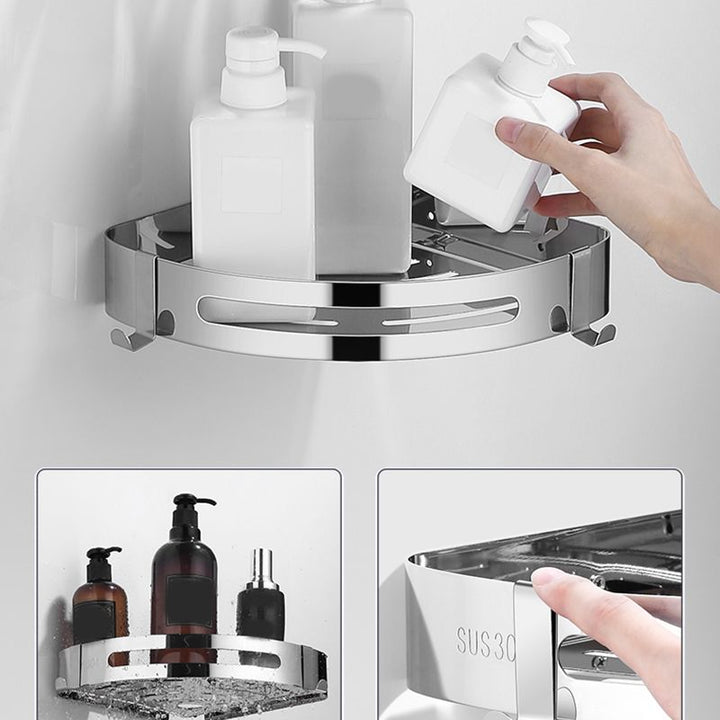 Lisslune | Modern Bathroom Set with Bathroom Shelf/Towel Bar Polished Chrome Bathroom Accessory Set