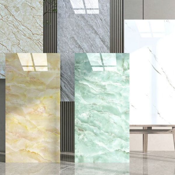 Lisslune | Single Tile Wallpaper PVC Rectangular Peel and Stick Splashback