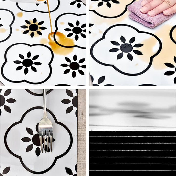 Lisslune | Individual Tile Peel and Stick Backsplash Contemporary Kitchen Paper