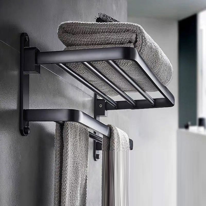 Lisslune | Modern Bathroom Accessory Set Black Soap Dish Bath Tray Bathroom Set