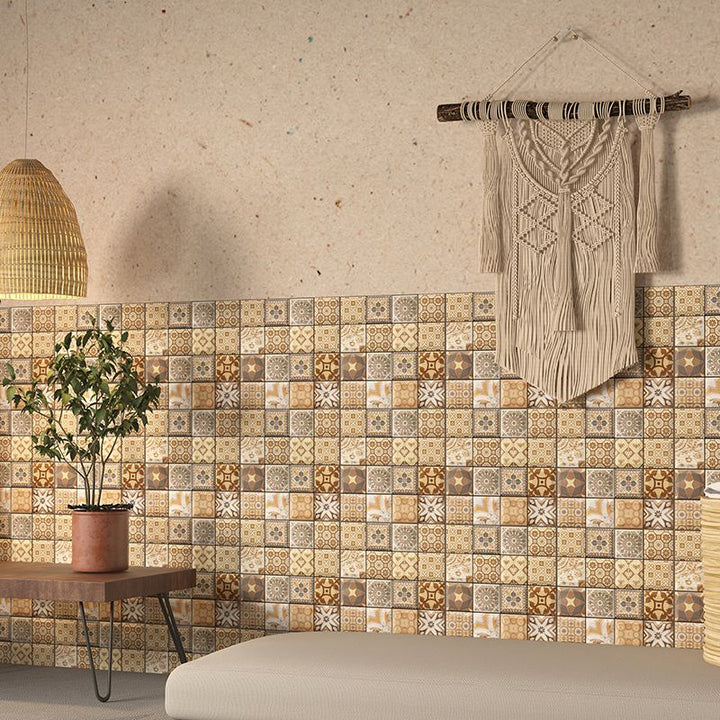 Lisslune | Contemporary Peel-and-Stick Tiles Mosaic Tiles Peel-and-Stick Wall Tile