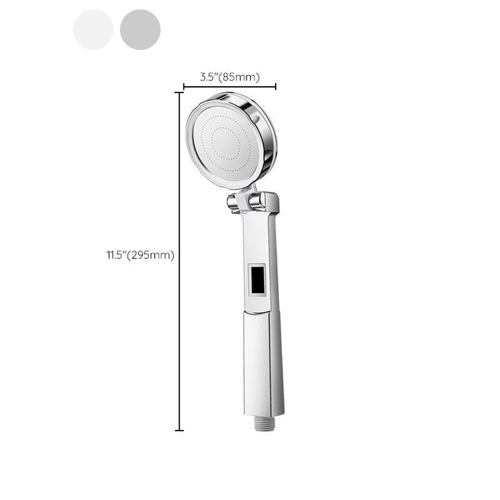 Lisslune | Standard Constant Temperature Shower Head Round Metal Adjustable Spray Pattern Shower Head