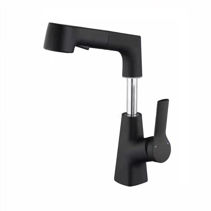 Lisslune | Modern widely spread bathroom faucet copper sink faucet