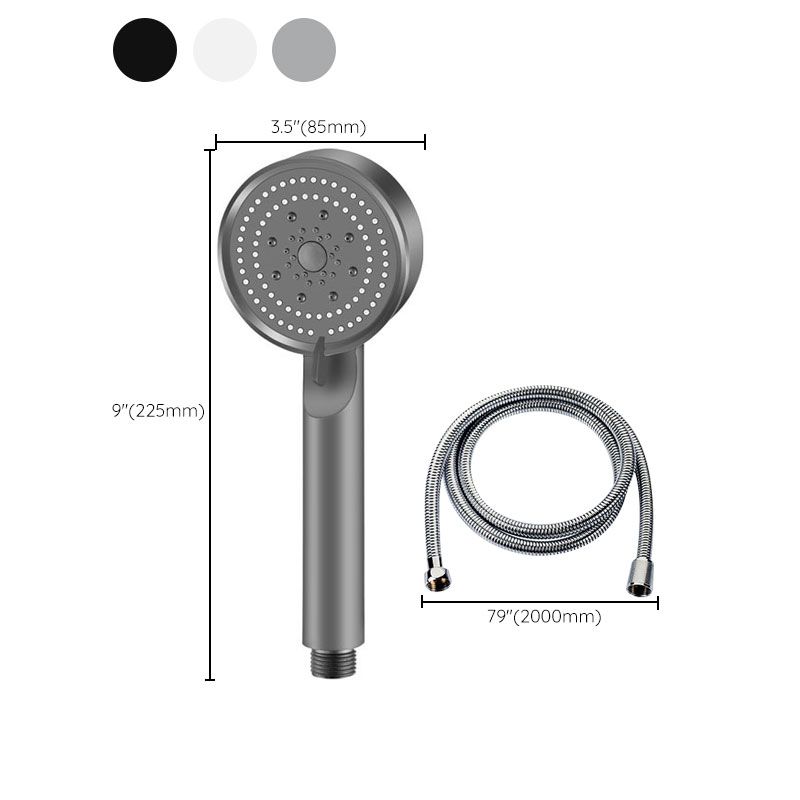 Lisslune | Contemporary shower head combination hand shower plastic wall-mounted round shower combination