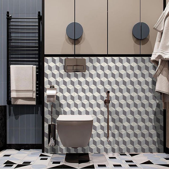 Lisslune | Square Indoor Vinyl Floor Peel and Stick 3D Print Vinyl Floor
