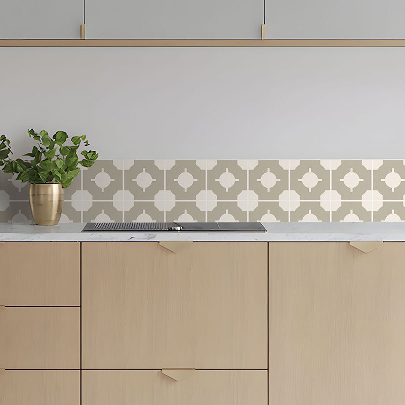 Lisslune | Square Indoor Print Vinyl Flooring Peel and Stick Waterproof Vinyl Flooring