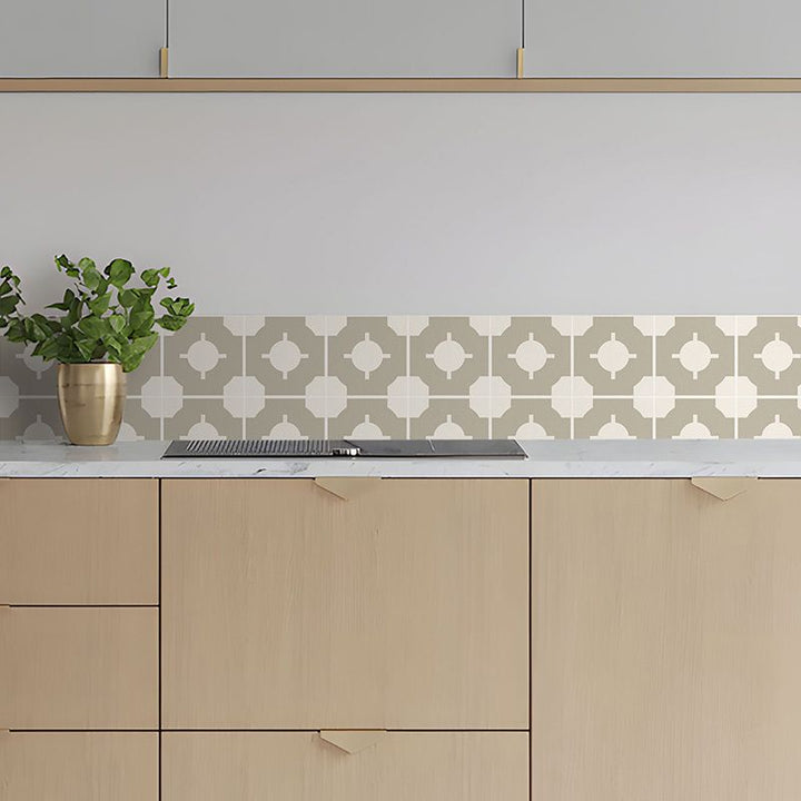 Lisslune | Square Indoor Print Vinyl Flooring Peel and Stick Waterproof Vinyl Flooring